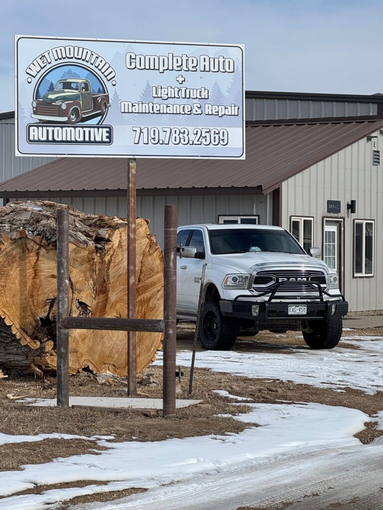 Wet Mountain Automotive storefront in Westcliffe, Colorado